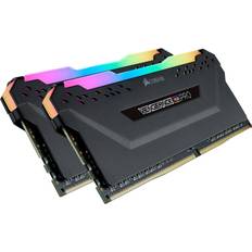 2 - Belysning - DDR4 RAM minnen Corsair Vengeance Black RGB Pro DDR4 3600MHz 2x16GB (CMW32GX4M2Z3600C18)