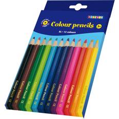 PlayBox Färgpennor PlayBox Thick Colour Pencils 12-pack