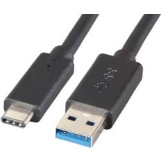 M-CAB USB-kabel Kablar M-CAB Premium USB A-USB C 3.1 1m