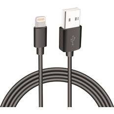 Sinox Svarta - USB-kabel Kablar Sinox USB A-Lightning 2m