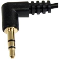 StarTech RCA-kablar StarTech Slim 3.5mm Angled - 3.5mm Angled 0.3m