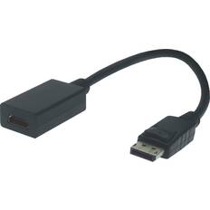 M-CAB HDMI-kablar M-CAB HDMI-DisplayPort M-F 0.2m
