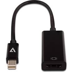 V7 Kabeladaptrar Kablar V7 HDMI-DisplayPort Mini M-F Adapter