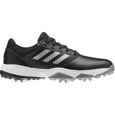 Adidas Läder Golfskor adidas Junior CP Traxion - Core Black/Silver Met./Cloud White