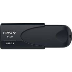 PNY 64 GB - Memory Stick PRO-HG Duo - USB Type-A USB-minnen PNY Attache 4 64GB USB 3.1