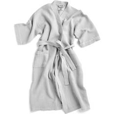 Herr Morgonrockar & Badrockar Hay Waffle Bathrobe - Grey