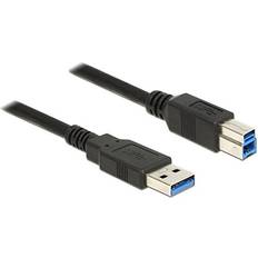 DeLock 3.0 - USB A-USB B - USB-kabel Kablar DeLock USB A - USB B 3.0 1m