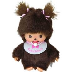 Monchhichi Baby Doll with Bib 15cm
