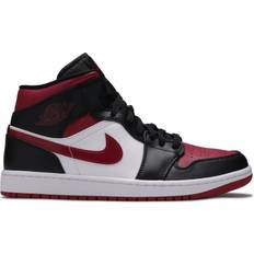 Nike Air Jordan 1 Mid M - Black/White/Noble Red