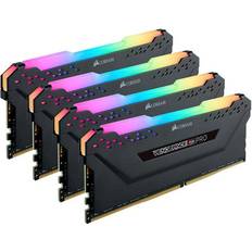 Corsair 128 GB - DDR4 RAM minnen Corsair Vengeance Black RGB LED Pro DDR4 3200MHz 4x32GB (CMW128GX4M4E3200C16)