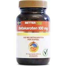 L-Cystein - Vassleproteiner Vitaminer & Kosttillskott Better You Beta-Carotene 100mg 50 st