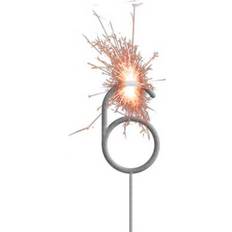 Folat Sparkler Number 6 Silver