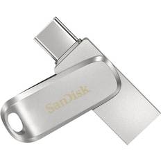 SanDisk 256 GB - Memory Stick PRO-HG Duo - USB Type-A USB-minnen SanDisk USB 3.1 Ultra Dual Drive Luxe Type-C 256GB