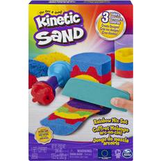 Spin Master Plastleksaker Magisk sand Spin Master Kinetic Sand Rainbow Mix Set