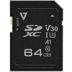 V7 SDXC Minneskort V7 SDXC Class 10 UHS-I U3 V30 A1 100/85MB/s 64GB