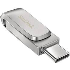 64 GB - USB Type-C USB-minnen SanDisk USB 3.1 Ultra Dual Drive Luxe Type-C 64GB