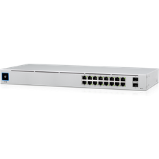 Gigabit Ethernet Switchar Ubiquiti USW-16-POE