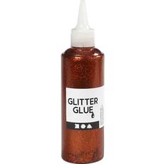 Creotime Glitter Glue Orange 118ml