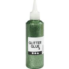 Creotime Glitter Glue Green 118ml