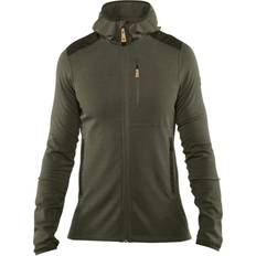 Fjällräven Herr Tröjor Fjällräven Men's Keb Fleece Hoodie - Laurel Green/Deep Forest