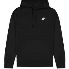 42 - Unisex Överdelar Nike Sportswear Club Fleece Pullover Hoodie - Black/White