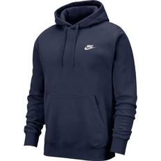 Nike Sportswear Club Fleece Pullover Hoodie - Midnight Navy/Midnight Navy/White