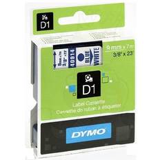 Dymo Märkmaskiner & Etiketter Dymo Label Cassette D1 Blue on White