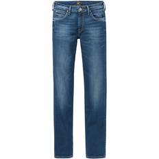 Lee Blåa - Dam - Skinnjackor - W30 Jeans Lee Marion Straight Jeans - Night Sky