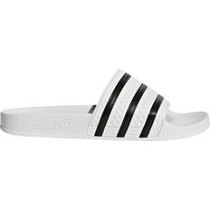 Herr - Polyuretan Tofflor & Sandaler adidas Adilette - White/Core Black/White