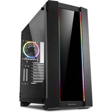 Sharkoon Full Tower (E-ATX) Datorchassin Sharkoon Elite Shark CA200G RGB Tempered Glass