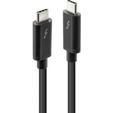 Lindy USB-kabel Kablar Lindy Thunderbolt 3 USB C-USB C 3.1 1m