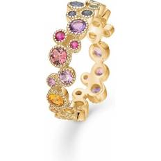 Turmalin Ringar Mads Z Poetry Luxury Rainbow Ring - Gold/Multicolour