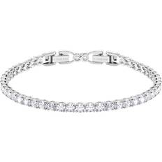 Swarovski Tennis Deluxe Bracelet - Silver/Transparent