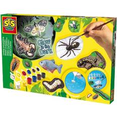 SES Creative Kreativitet & Pyssel SES Creative Scary Animals Glow in the Dark Casting & Painting Set 01153