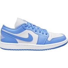 Nike Blåa - Dam Skor Nike Air Jordan 1 Low UNC W - University Blue/White