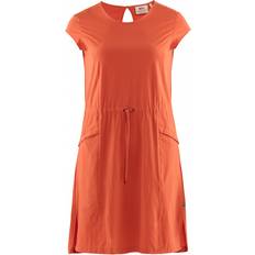 Dam - Mjukisbyxor - Orange Kläder Fjällräven High Coast Lite Dress W - Rowan Red