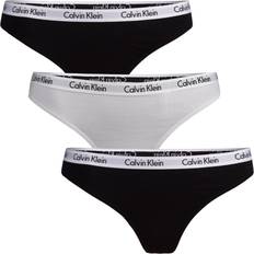 Calvin Klein Boxers Kläder Calvin Klein Carousel Thongs 3-pack - Black/White/Black