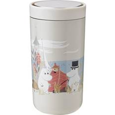 Beige Koppar & Muggar Stelton To Go Click Mumin Termosmugg 20cl