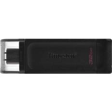 32 GB - USB 3.2 (Gen 1) - USB Type-C USB-minnen Kingston USB 3.2 Data Traveler 70 32GB