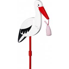 Goki Barnrum Goki Flower Decor Stick Stork with Baby Cloth