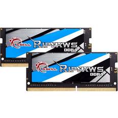 2400 MHz - 32 GB - SO-DIMM DDR4 RAM minnen G.Skill Ripjaws SO-DIMM Black DDR4 2400MHz 2x16GB (F4-2400C16D-32GRS)