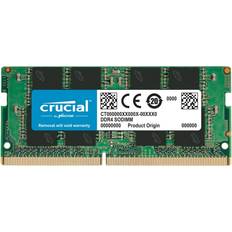 16 GB - 3200 MHz - SO-DIMM DDR4 RAM minnen Crucial SO-DIMM DDR4 3200MHz 16GB (CT16G4SFRA32A)