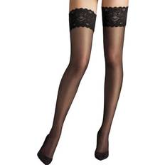 Nylon Stay-ups Wolford Satin Touch 20 Stay-Up - Black