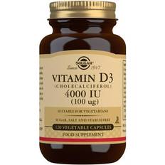 Solgar D-vitaminer Vitaminer & Mineraler Solgar Vitamin D3 4000 IU 120 st