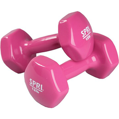 5 kg - Hantelset Hantlar SPRI Deluxe Vinyl Dumbbells 5.4kg