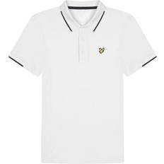 Lyle & Scott Polyester Pikétröjor Lyle & Scott Andrew Polo Shirt - White