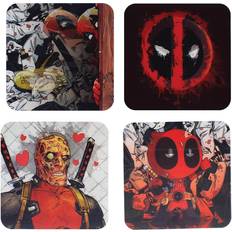 Paladone Glasunderlägg Paladone Deadpool Lenticular Glasunderlägg 4st