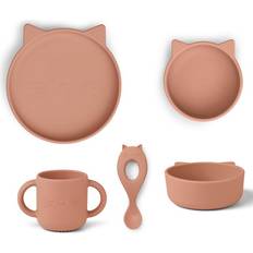 Liewood Barnserviser Liewood Vivi Cat Silicone Tableware 4-Pack