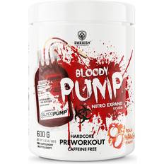 L-Tyrosin Pre Workout Swedish Supplements Bloody Pump Peach Mango 600g