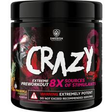 L-Tyrosin Pre Workout Swedish Supplements Crazy 8 Pineapple Passion 260g